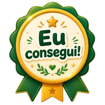Selo Eu consegui!